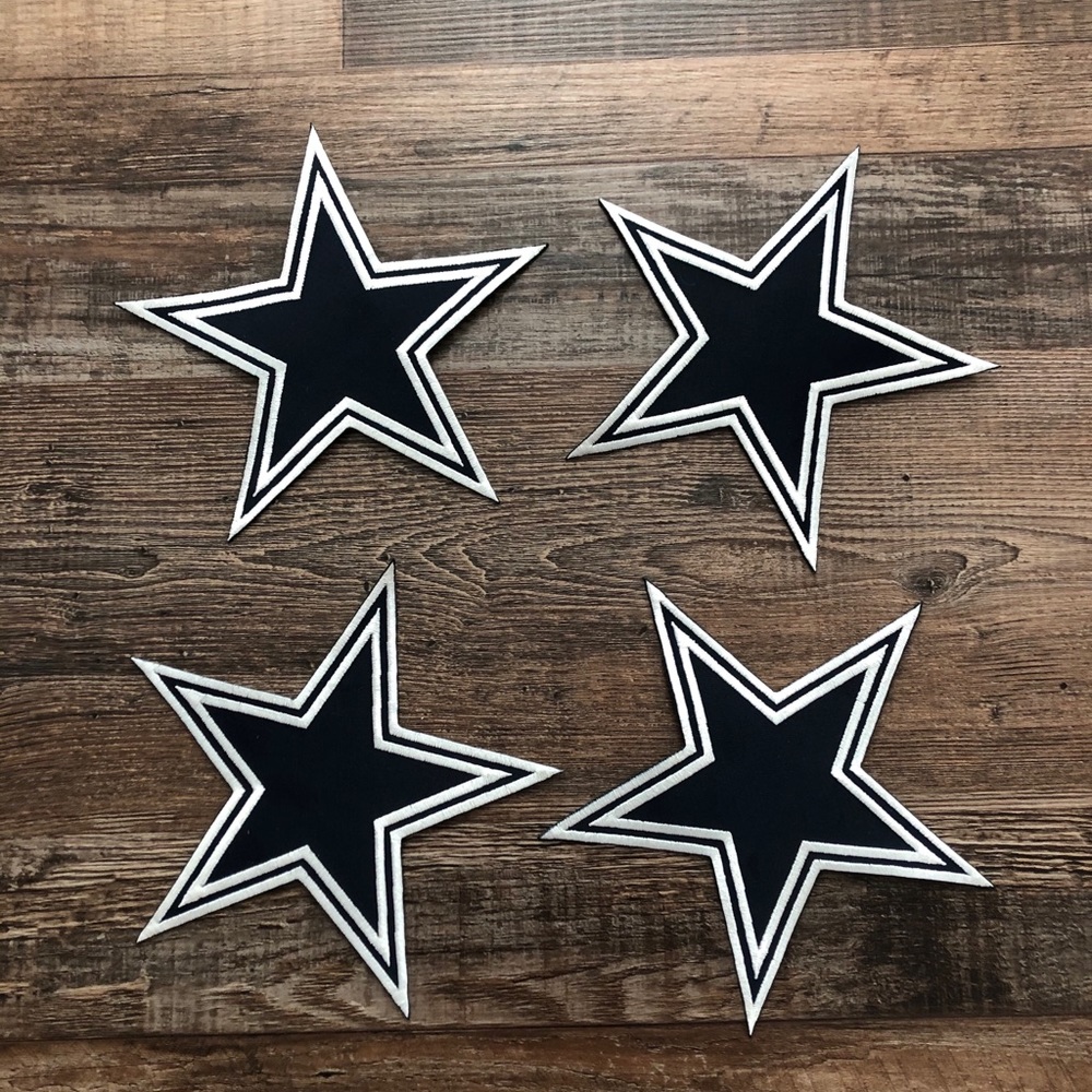 BUNDLE OF 4 - Dallas Cowboys Patches - New